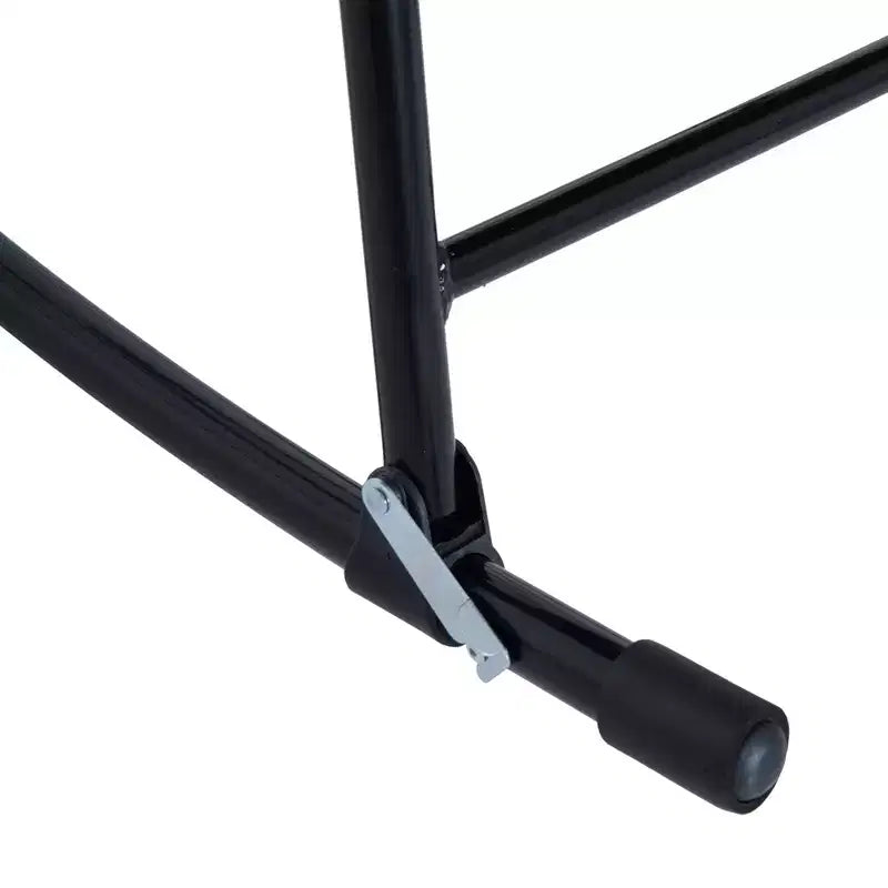 Ensemble de mobilier de patio 2 pièces avec 2 chaises berçantes pliantes rembourrées, style bistro pour véranda, camping, balcon