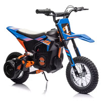 COZONY 24V Kids Electric Motorcycle, 250W Motor, Adjustable Speed to 13.6 MPH, Pneumatic Tires, Non-Slip Handle