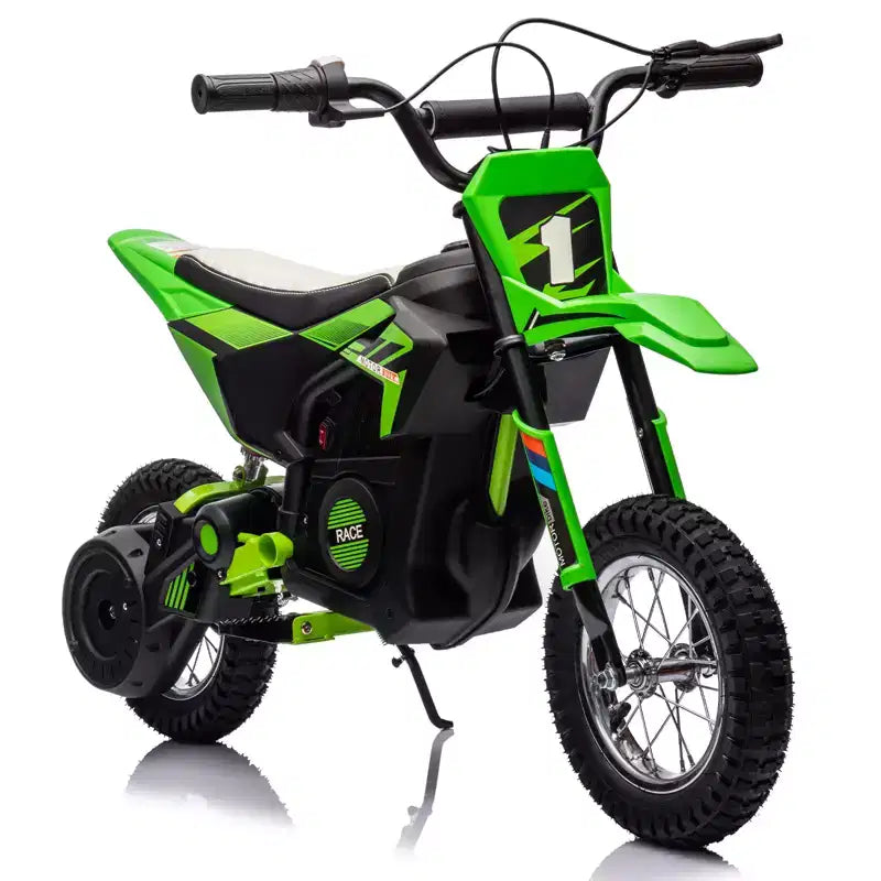 Moto électrique COZONY 24 V pour enfants, moteur 250 W, vitesse réglable jusqu'à 21,9 km/h, pneus pneumatiques, poignée antidérapante