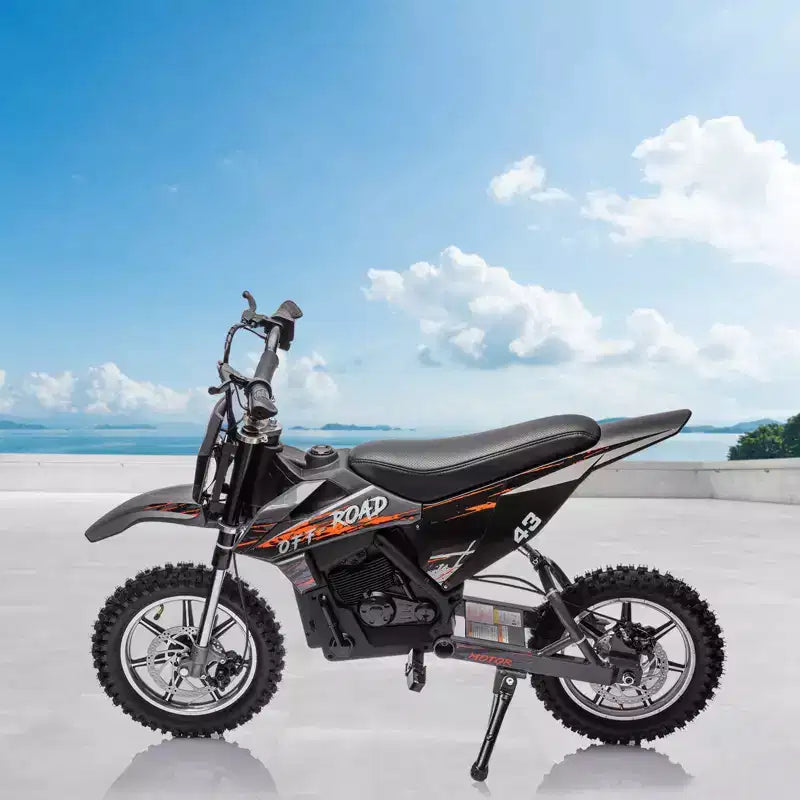 COZONY 36V Kids Electric Dirt Bike 15.5MPH Off-Road Ride-On, 350W Motor, 175 lb Max, Disc Brake, Headlight