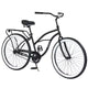 Whisen 26 Men's Beach Cruiser Bike, Single Speed Bicycles with Steel Frame, Wide Wheels for Stability