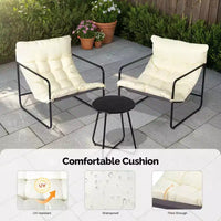 Ensemble de bistro 3 pièces pour terrasse