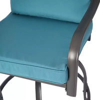 Kozyard Lot de 2 tabourets de bar pivotants hauts Isabella pour terrasse, jardin, cafés, bistro, restaurants et bars chics