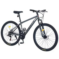 VTT Okak 27,5 pouces avec cadre en alliage d'aluminium, vélo tout-terrain pour enfants avec 21 vitesses et suspension avant, vélo pour enfants et adultes