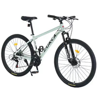 VTT Okak 27,5 pouces avec cadre en alliage d'aluminium, vélo tout-terrain pour enfants avec 21 vitesses et suspension avant, vélo pour enfants et adultes