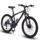 Vélo tout terrain Okak 26 pouces, 21 vitesses et freins à disque, vélo de cross pour enfants avec cadre en acier à haute teneur en carbone, vélo pour hommes adultes et adolescents