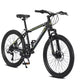 VTT Okak 24 pouces avec freins à disque doubles et suspension avant, vélo pour enfants avec 21 vitesses et cadre en acier, vélo pour garçons, filles