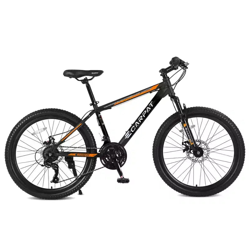 VTT Okak 26 pouces avec 21 vitesses et freins à disque mécaniques, vélo adulte avec cadre en acier à haute teneur en carbone, Dirt Bike pour enfants et adultes