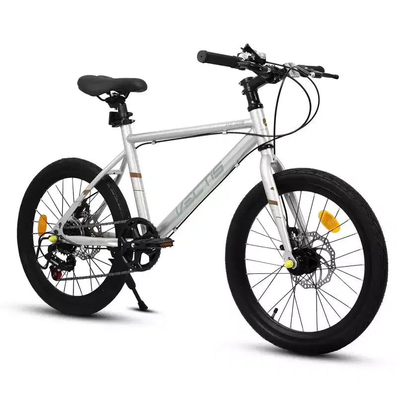 Vélo enfant Okak 20" avec 7 vitesses et cadre en acier, vélo enfant avec double freins à disque et pneus de 1,75", vélos cruiser pour garçons et filles
