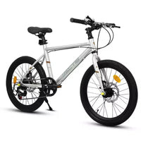 Vélo enfant Okak 20" avec 7 vitesses et cadre en acier, vélo enfant avec double freins à disque et pneus de 1,75", vélos cruiser pour garçons et filles