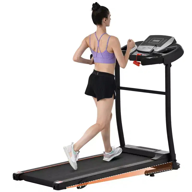 Tapis de Course Pliant pour la Maison avec Inclinaison et Capteur de Fréquence Cardiaque, Moteur Silencieux de 2,5 CV, Recharge USB, Machine de Course/Marche Portable, Capacité de 136 kg
