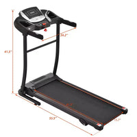 Tapis de Course Pliant pour la Maison avec Inclinaison et Capteur de Fréquence Cardiaque, Moteur Silencieux de 2,5 CV, Recharge USB, Machine de Course/Marche Portable, Capacité de 136 kg