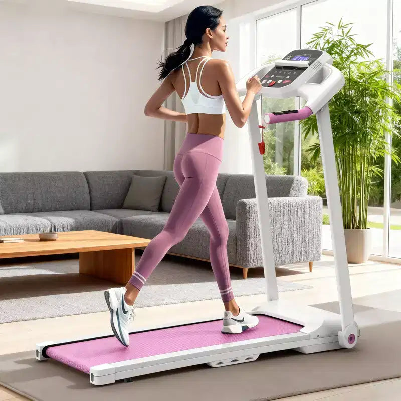 Tapis de course pliable 2,5 CV Tapis de course électrique pliant pour la maison et la gym, poids maximum de 120 kg