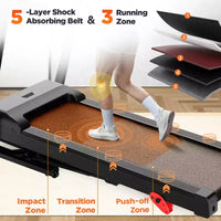 Tapis de course pliable avec inclinaison, Tapis roulant 3,5 CV pour la maison avec capacité de 150 kg, 71 programmes