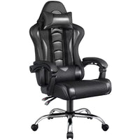 Yaheetech PU Leather Ergonomic Gaming Chair Executive Computer Chair with Padded Armrests