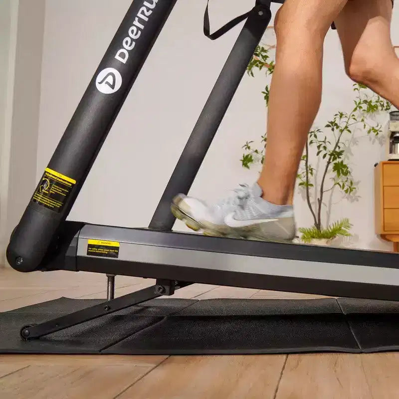 DeerRun X20 Tapis de course avec inclinaison automatique 15%, surface de course complète, capacité 400 lbs