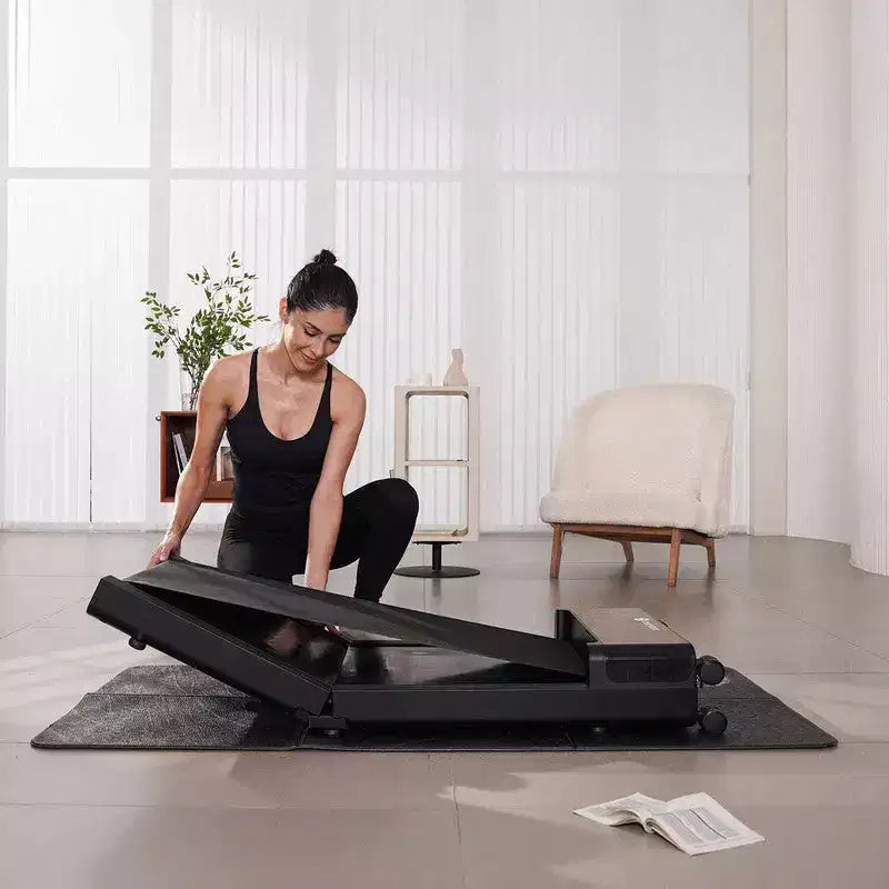 Tapis de course pliable DeerRun Z20 avec affichage LED, dimensions de la bande de roulement 39,4 x 95 cm, ultra compact, idéal pour les voyages