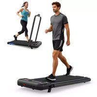 Tapis roulant 3-en-1 Whisen pour sous le bureau avec inclinaison, tapis de marche avec guidon, télécommande