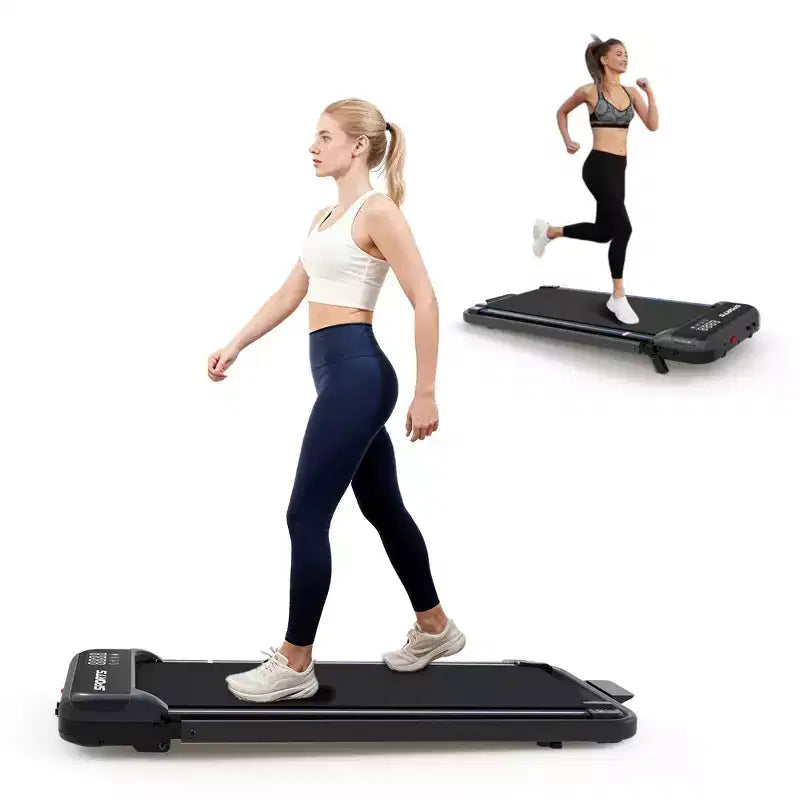 Tapis roulant 3-en-1 Whisen pour sous le bureau avec inclinaison, tapis de marche avec guidon, télécommande