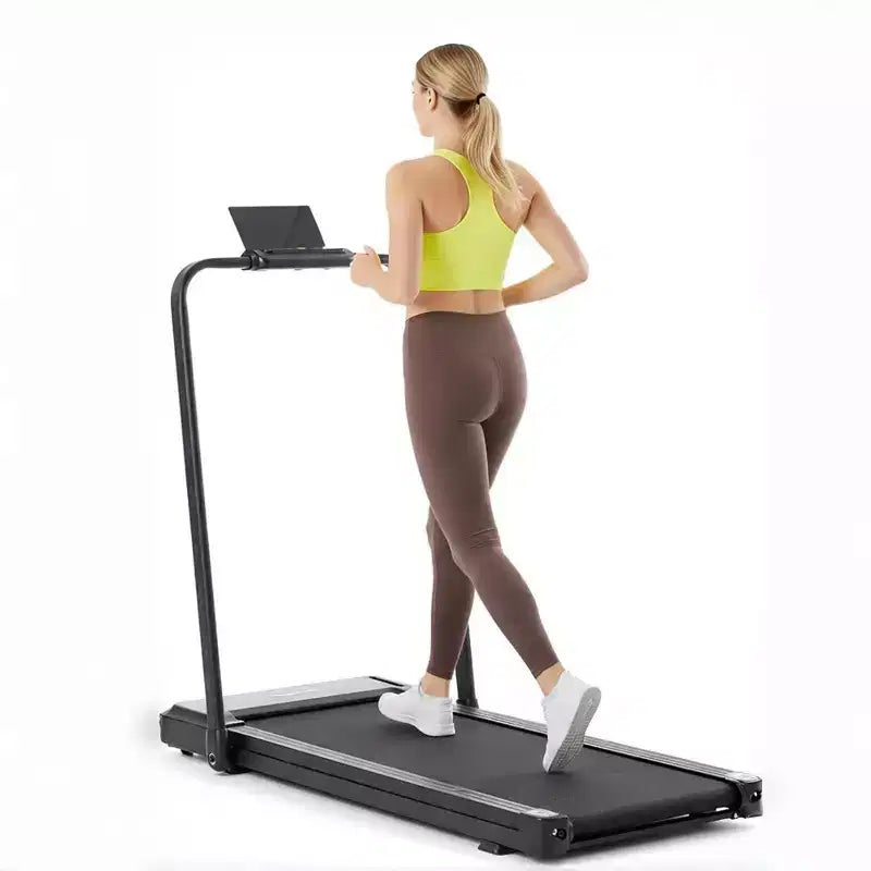 Tapis de marche compact NAYSAYE pour sous le bureau, silencieux et portable, pour l'exercice à la maison et au bureau, Noir, 42.2*22.05*38