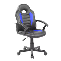 Techni Mobili Chaise racing de jeu et d'étude pour enfant avec roulettes