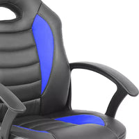 Techni Mobili Chaise racing de jeu et d'étude pour enfant avec roulettes