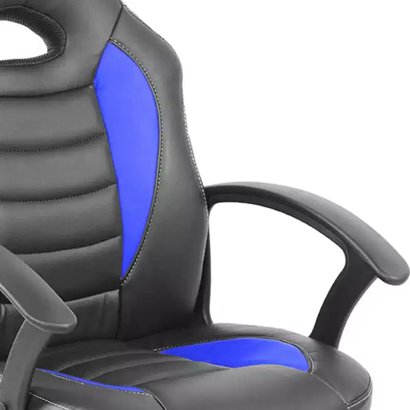 Techni Mobili Chaise racing de jeu et d'étude pour enfant avec roulettes