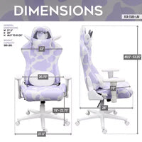 Chaise de jeu TS85 motif lavande Série COW