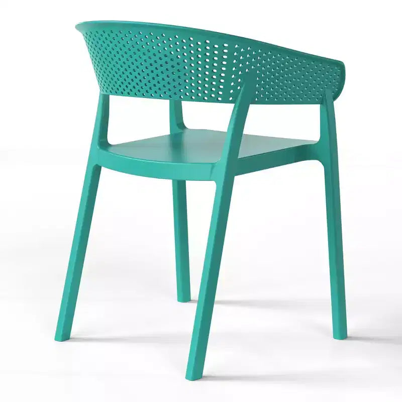 WestinTrends Playa Ensemble table bistro de terrasse en résine d'extérieur 3 pièces avec chaises de salle à manger de terrasse empilables, Turquoise