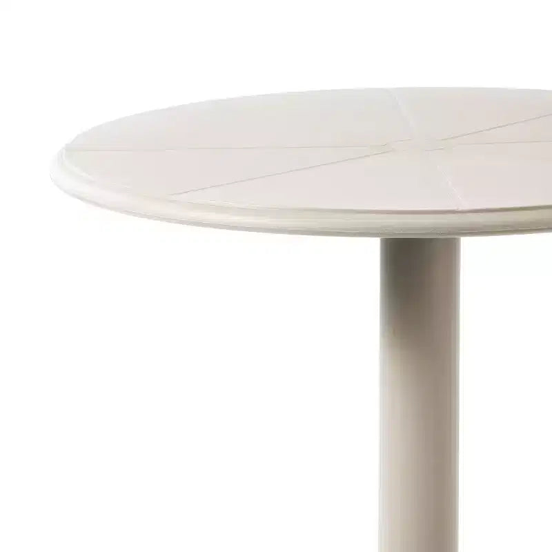 Ensemble de bistrot WestinTrends Playa 3 pièces en résine pour extérieur avec table et chaises empilables, sable