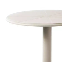 Ensemble de bistrot WestinTrends Playa 3 pièces en résine pour extérieur avec table et chaises empilables, sable
