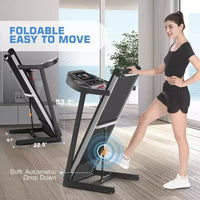 Tapis de course KRISRATE avec inclinaison de 12 %, écran TV 3D de 10", Wi-Fi, application et capteur de fréquence cardiaque pour la maison, tapis de course intelligent de 3,25 CV et 14,5 km/h, machine de course pliable