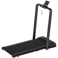 Tapis de marche Soozier, 0,6 à 6,2 mph, pliable, à placer sous un bureau, avec inclinaison, guidon, roues, écran LED et télécommande