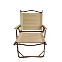 Chaise pliante et portable confortable avec accoudoirs, cadre en aluminium, chaise de voyage Kermit facile à plier et à transporter, lot de 4