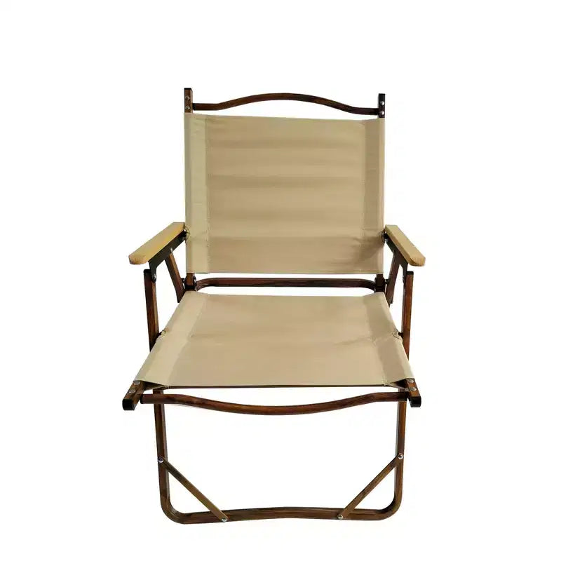 Chaise pliante et portable confortable avec accoudoirs, cadre en aluminium, chaise de voyage Kermit facile à plier et à transporter, lot de 4