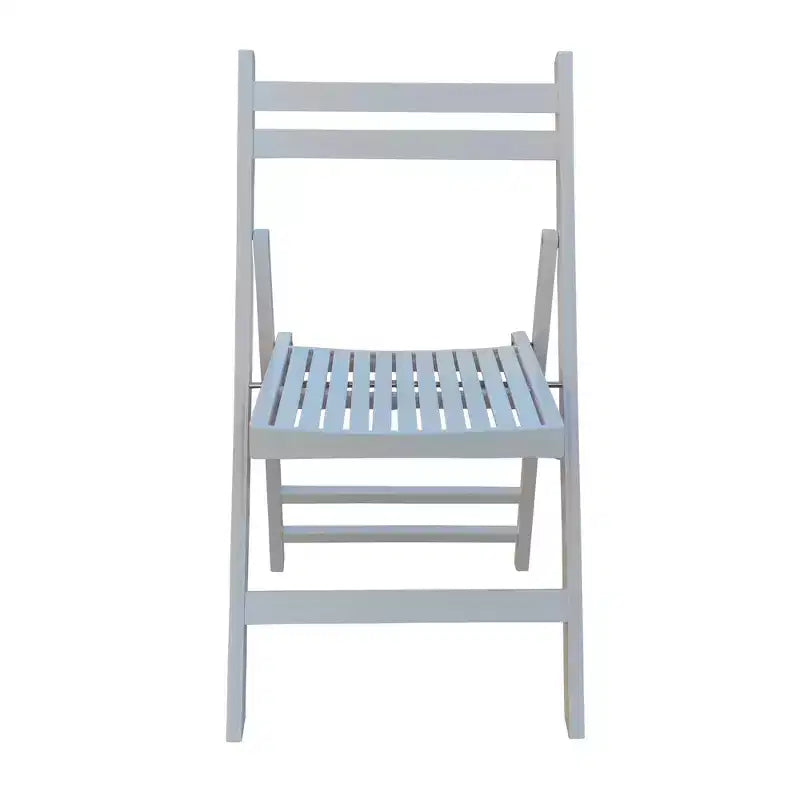 Chaise pliante en bois à lattes pour événement spécial - Blanche, lot de 4, CHAISE PLIANTE, STYLE PLIABLE