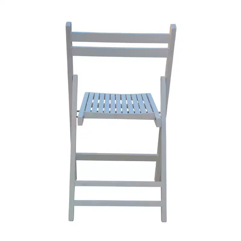 Chaise pliante en bois à lattes pour événement spécial - Blanche, lot de 4, CHAISE PLIANTE, STYLE PLIABLE