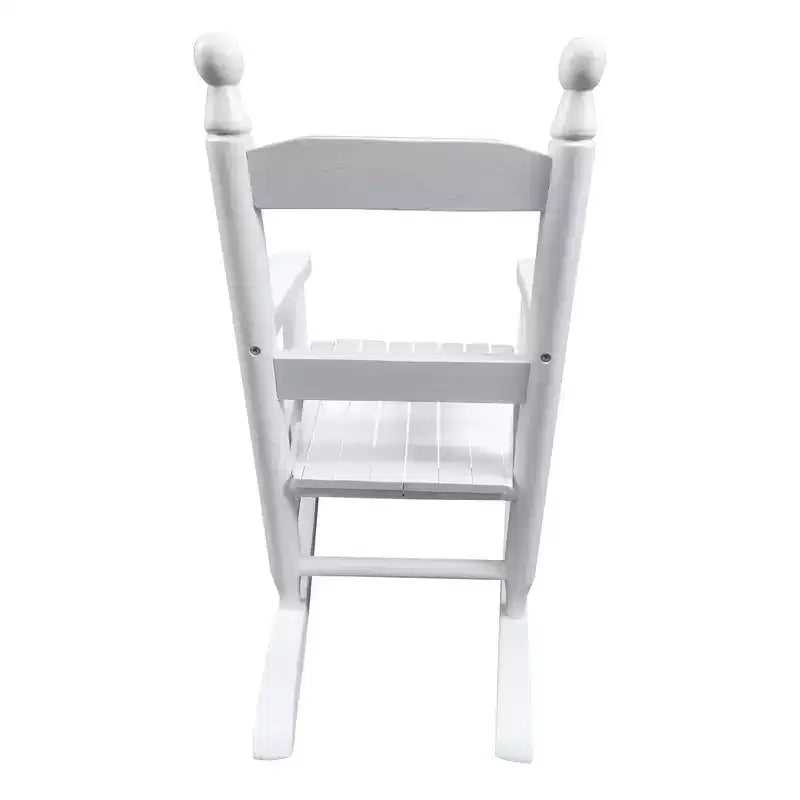 Fauteuil à bascule blanc pour enfants – Intérieur ou extérieur – Adapté aux enfants – Durable