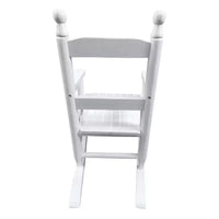 Fauteuil à bascule blanc pour enfants – Intérieur ou extérieur – Adapté aux enfants – Durable