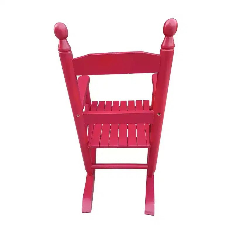 Fauteuil à bascule rose vif pour enfants - Intérieur ou extérieur - Adapté aux enfants - Durable