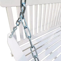 Balançoire de porche avec accoudoirs, Balancelle en bois avec chaînes suspendues, pour patio extérieur, jardin, porche, arrière-cour ou véranda, Facile à assembler