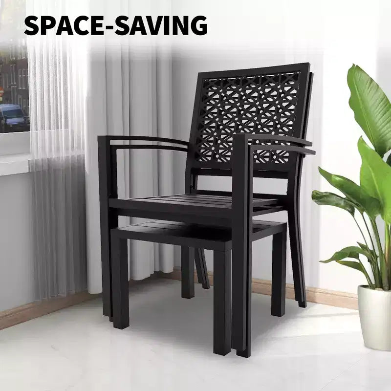 Ensemble bistro de terrasse 3 pièces, ensemble de mobilier de terrasse extérieur avec table basse, ensembles de conversation pour balcon d'appartement, arrière-cour, porche