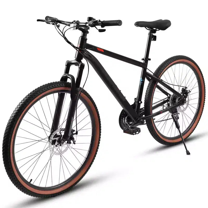VTT 24 pouces, 21 vitesses, homme, femme, vélo de ville, VTT à cadre en acier à haute teneur en carbone, freins à disque
