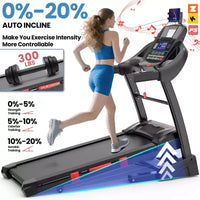 Tapis de course pliable 4,5 CV avec application à distance, 136 kg, pour la maison ou le bureau