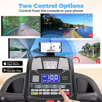 Tapis roulant en liquidation,Tapis de course en solde,Tapis de course pliable 4,5 CV avec 20 niveaux d'inclinaison automatique,Tapis de course portable pour usage domestique,71 programmes