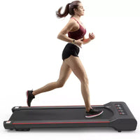 Tapis de course sous bureau avec capacité de 136 kg, tapis de marche portable pour la maison et le bureau, moteur silencieux, design fin pour l'exercice quotidien de marche