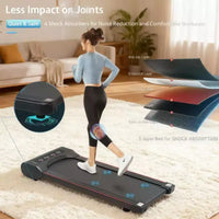 Tapis de course sous bureau avec capacité de 136 kg, tapis de marche portable pour la maison et le bureau, moteur silencieux, design fin pour l'exercice quotidien de marche