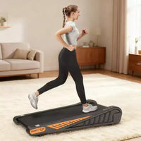 Tapis de marche sous bureau inclinable à 8 %, design compact et portable pour petits espaces, moteur silencieux pour la maison et le bureau