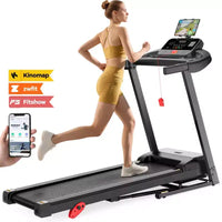 Tapis de course en liquidation,Tapis de course électrique pliable en promotion pour la maison,Tapis de marche avec inclinaison/poignée,Machine de course d'intérieur pour la maison