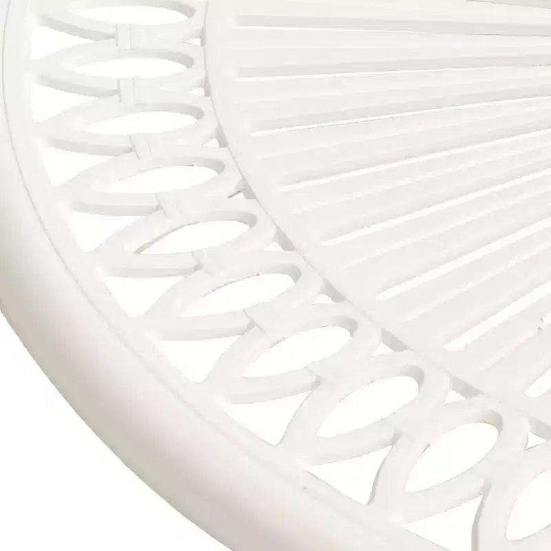 vidaXL Ensemble de bistrot Table et chaises de jardin d'extérieur 3 pièces en fonte d'aluminium